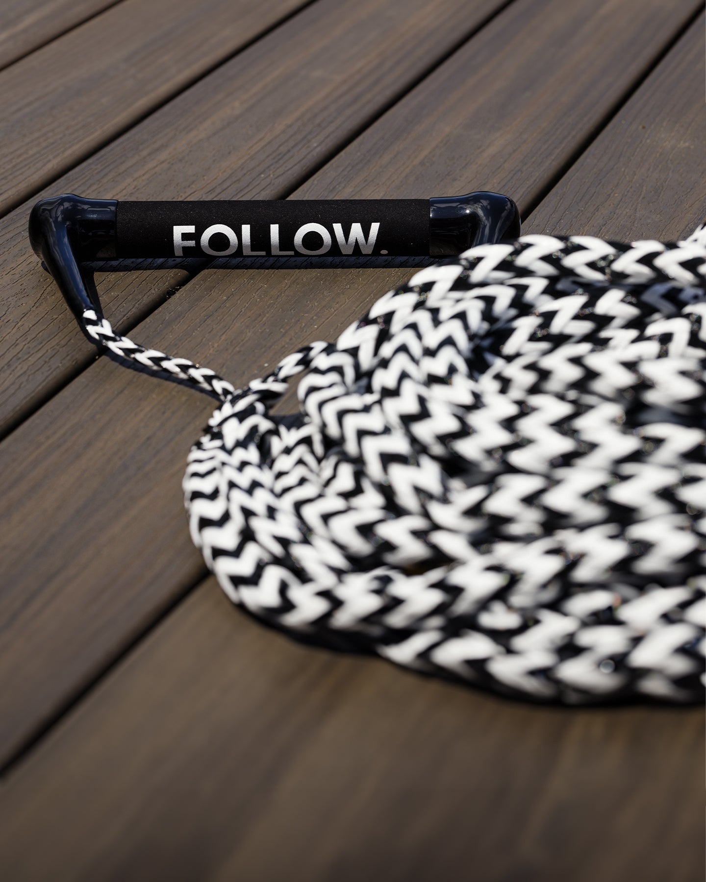 Follow Wakesurf Rope Black / White