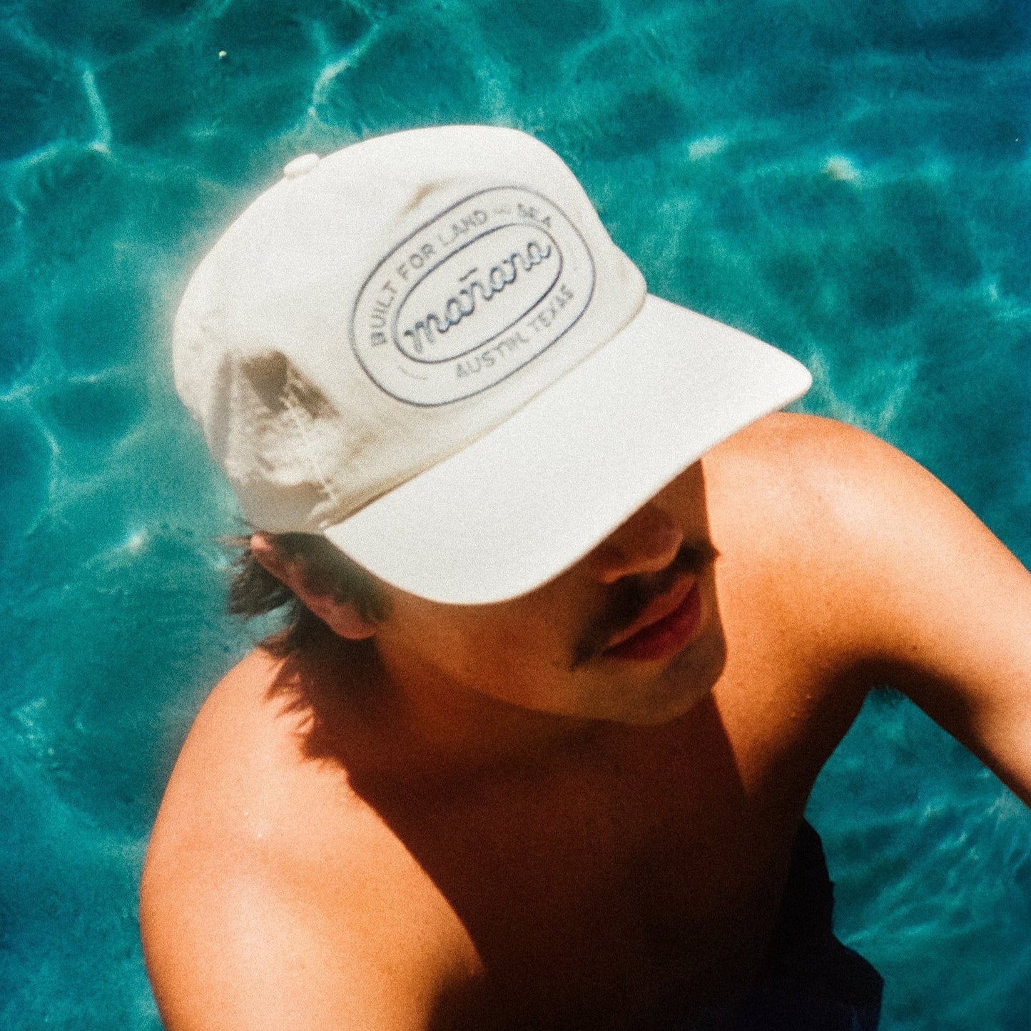 Mañana Slogan Hat Off White - flat lay