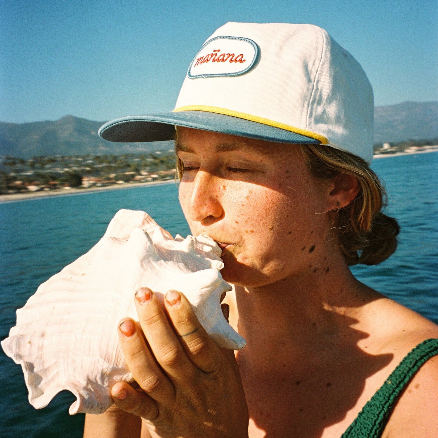 Mañana Two-Tone Cap - White/Blue