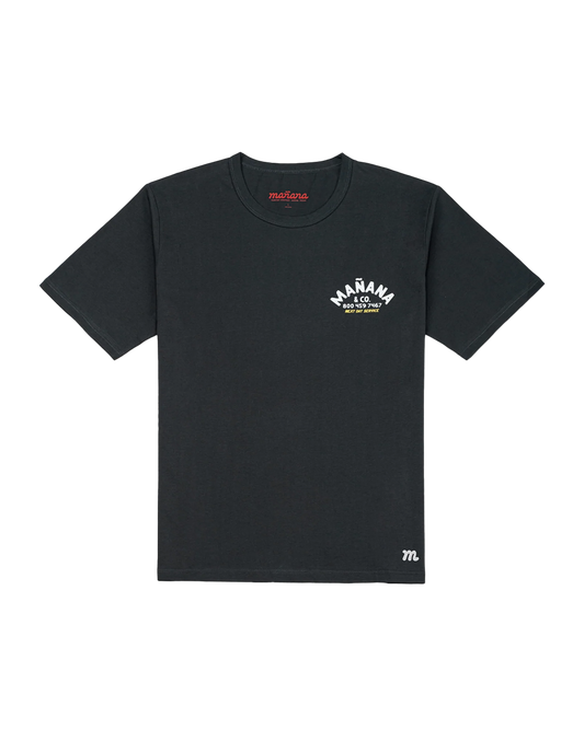 Mañana Shop Tee - Black