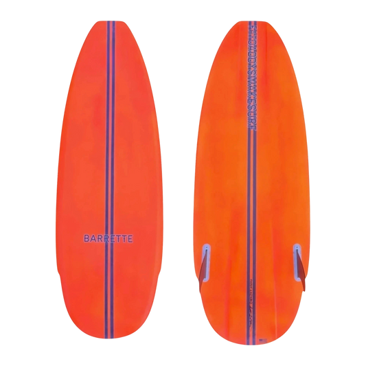 Barrette Greenroom TRBO Wakesurf Board - top deck view