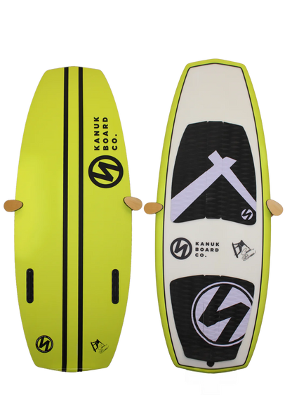 Kanuk Wakesurf Board Burnsy Pro Yellow