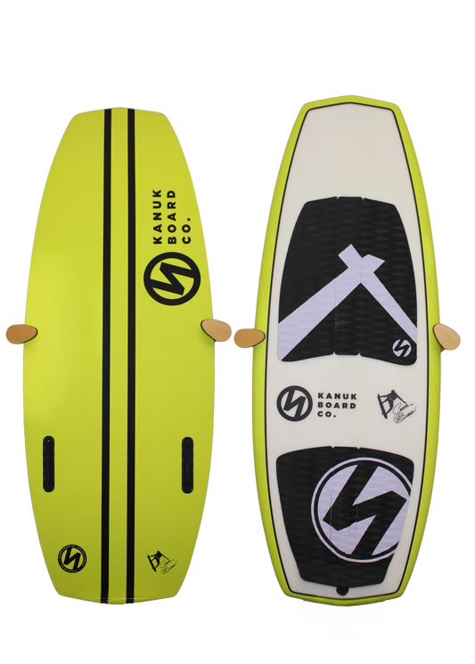Kanuk Wakesurf Board Burnsy Pro Yellow