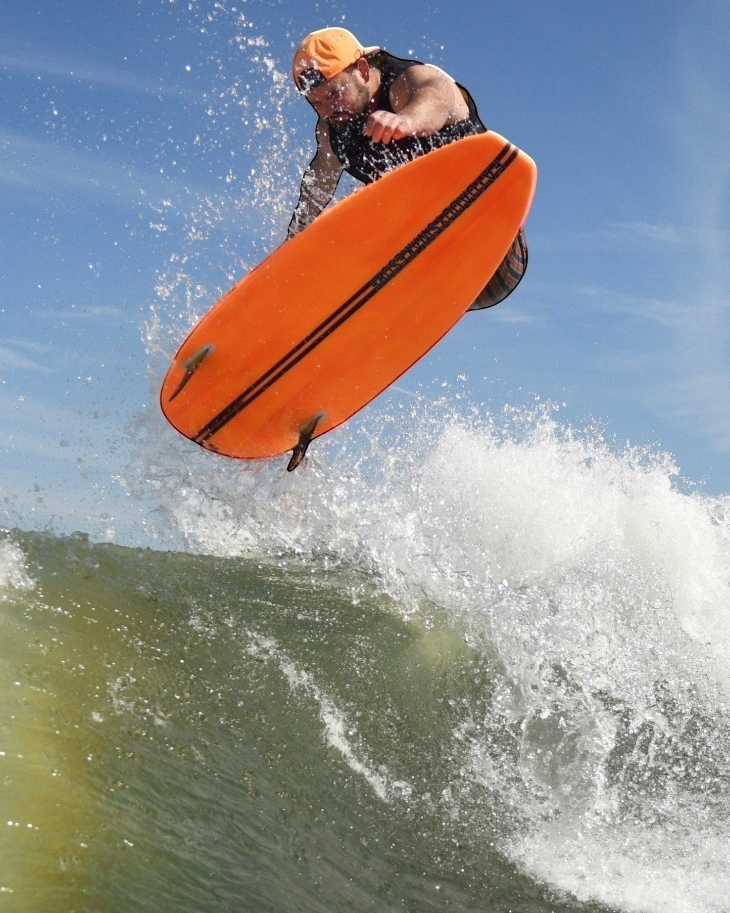 Barrette Greenroom TRBO Wakesurf Board - on-water action shot 1