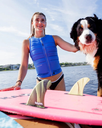FOLLOW TOTAL WOMENS WAKE VEST BLUE