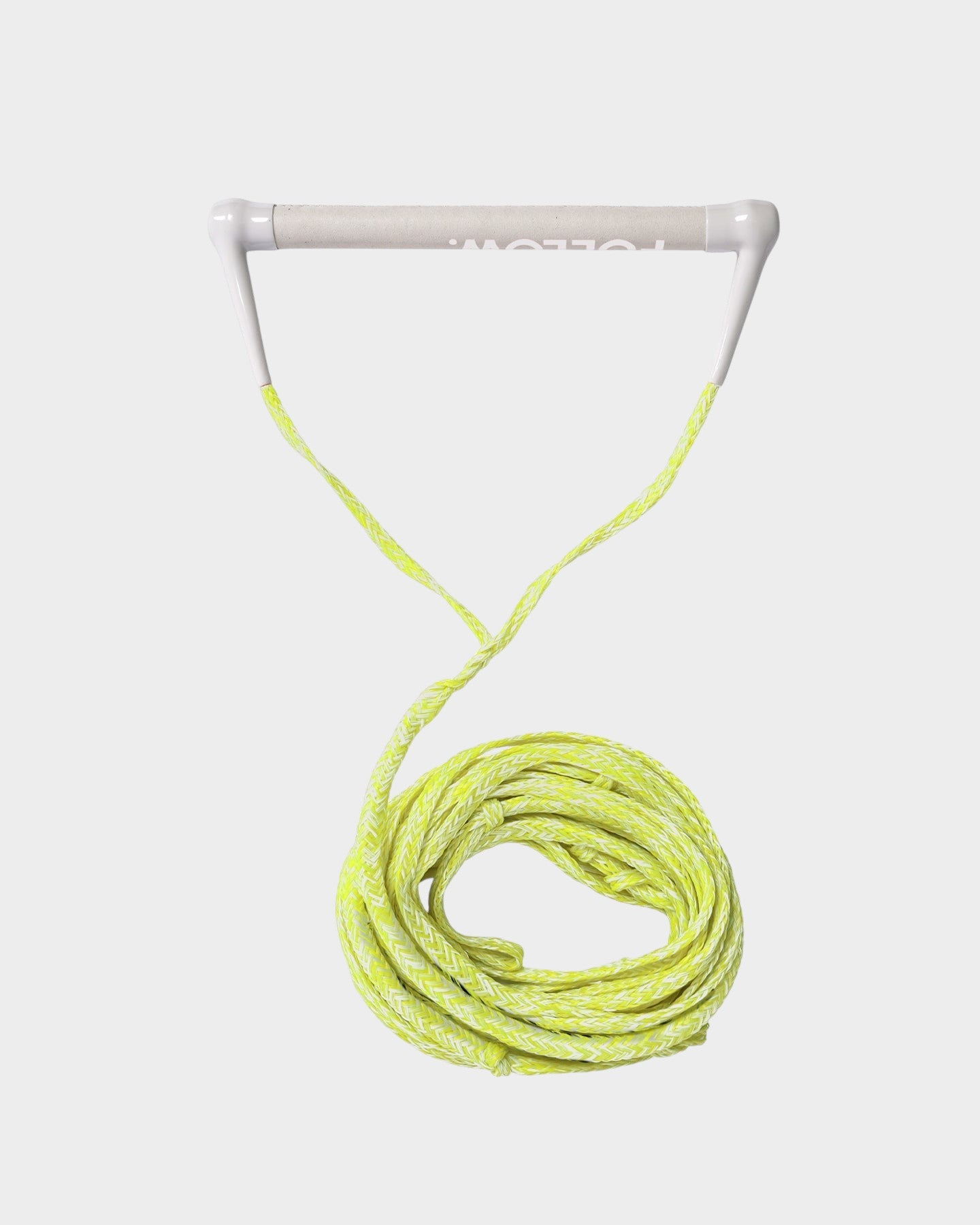Follow Wakesurf Rope Yellow White - product flat lay