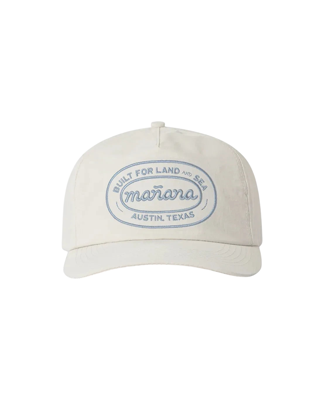 Mañana Slogan Hat Off White - front view