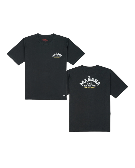 Fat Daddy's Wake Surf white cotton t-shirt with front logo and back graphic of a surfer